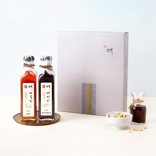 [맥꾸룸] 맥 명인기획2종세트 (어간장,매실청) (케이스 쇼핑백포함)